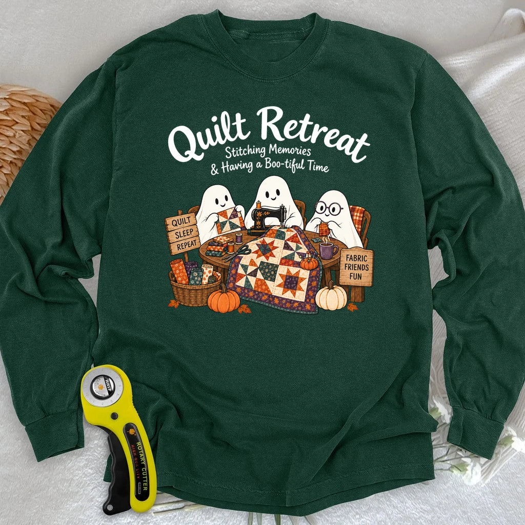 Boo-tiful Quilt Retreat Long Sleeve T-shirt