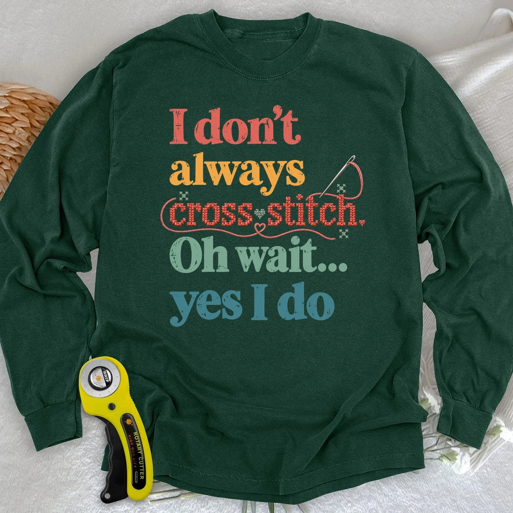 The Cross Stitch Life Long Sleeve T-shirt