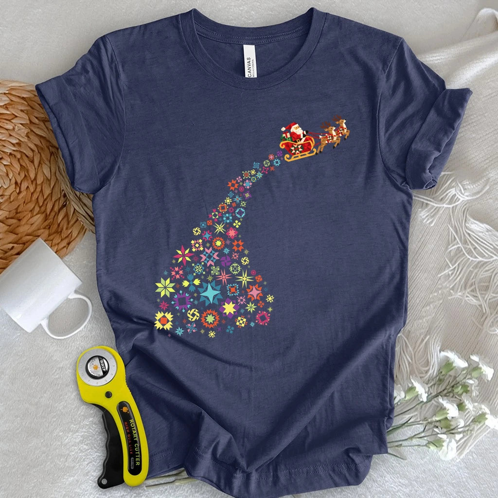 Santa’s Magical Quilt Trail T-shirt