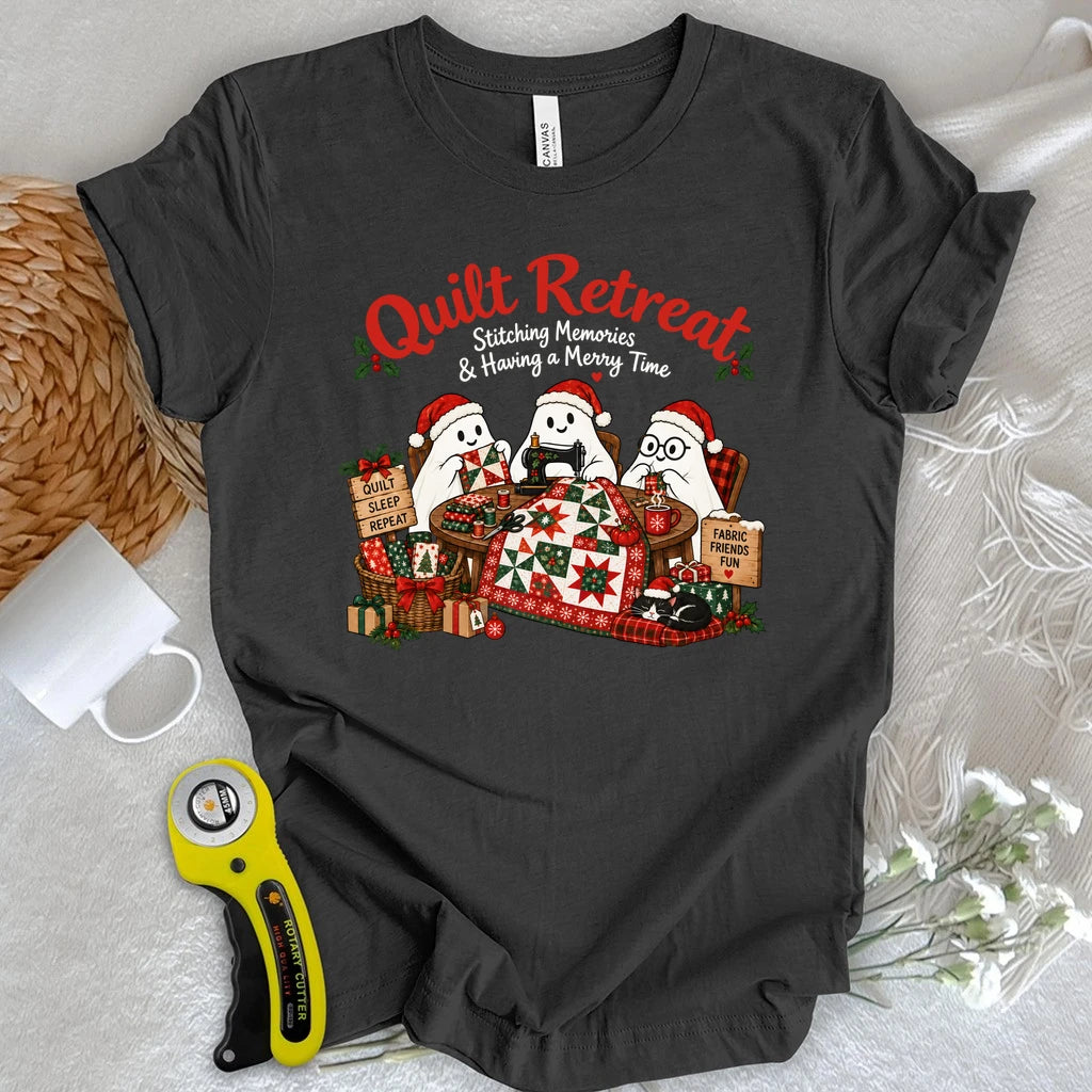 Christmas Quilt Retreat T-shirt