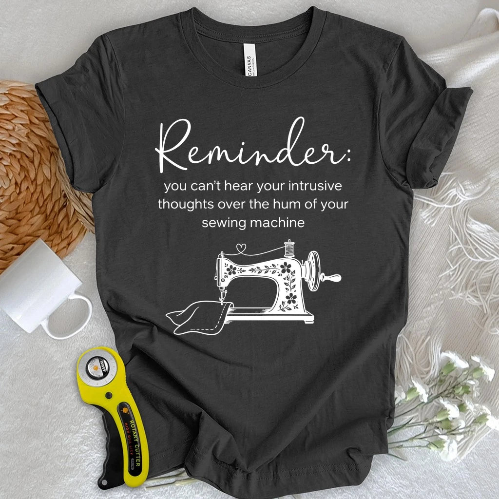 Sewing Machine Therapy T-shirt