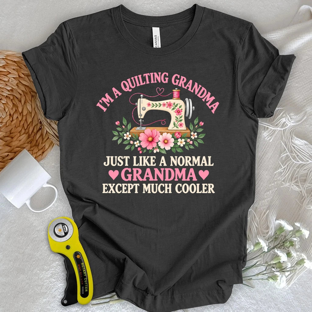 Cool Quilting Grandma T-shirt