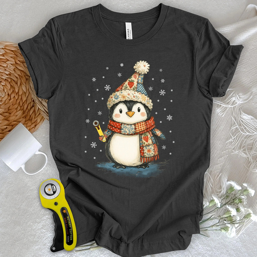 Quilty Little Penguin T-shirt