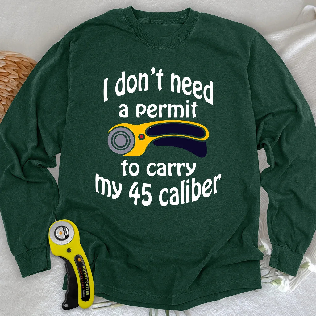 45 Caliber Long Sleeve T-shirt
