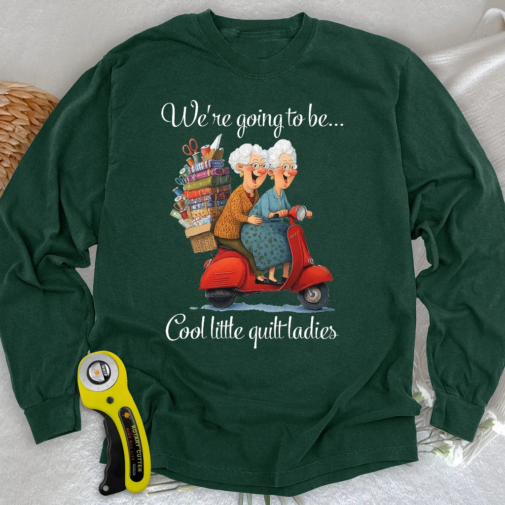 T-shirt manches longues Little Quilt Ladies