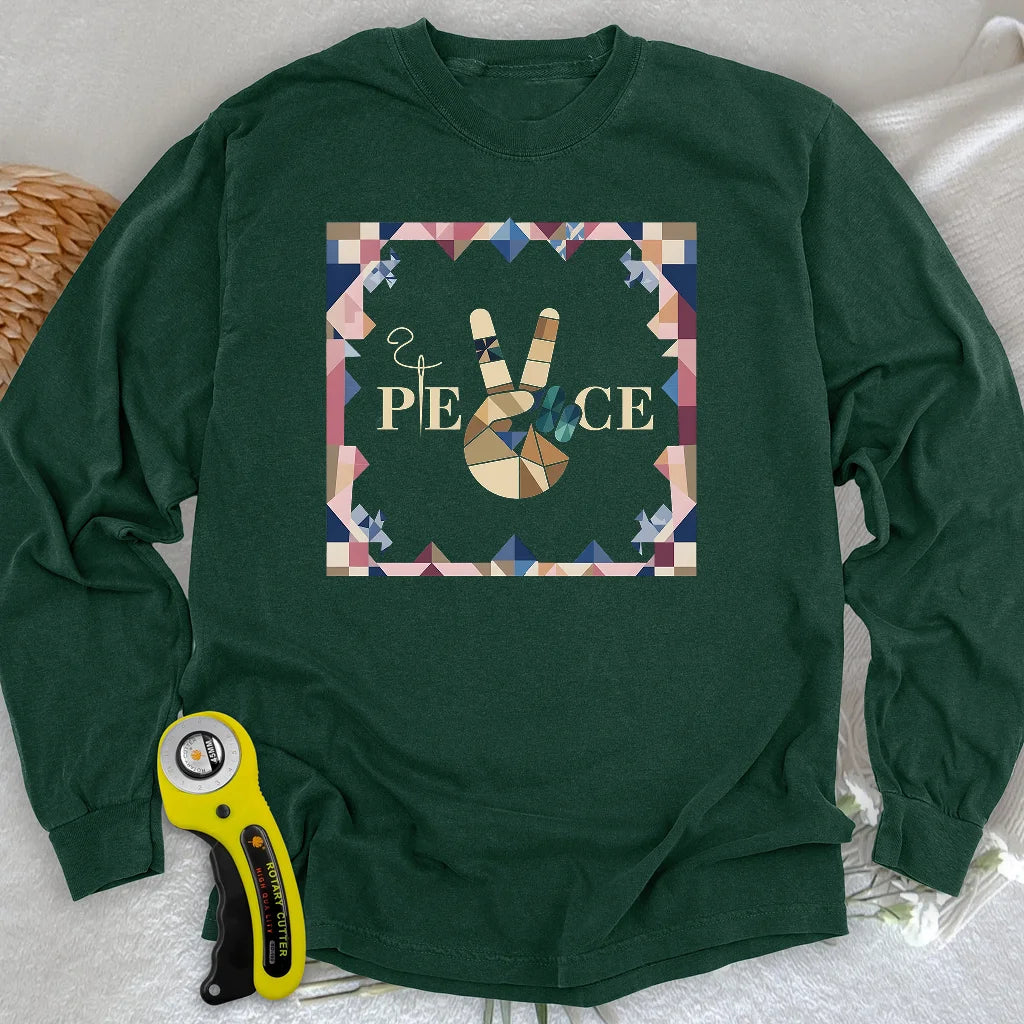 T-shirt manches longues Piece & Peace