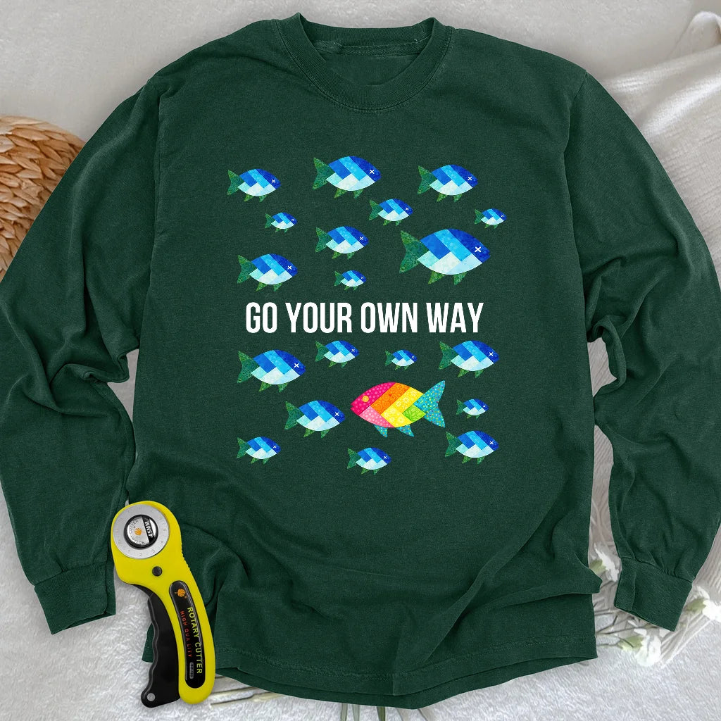 T-shirt Ă manches longues Quilter Individuality
