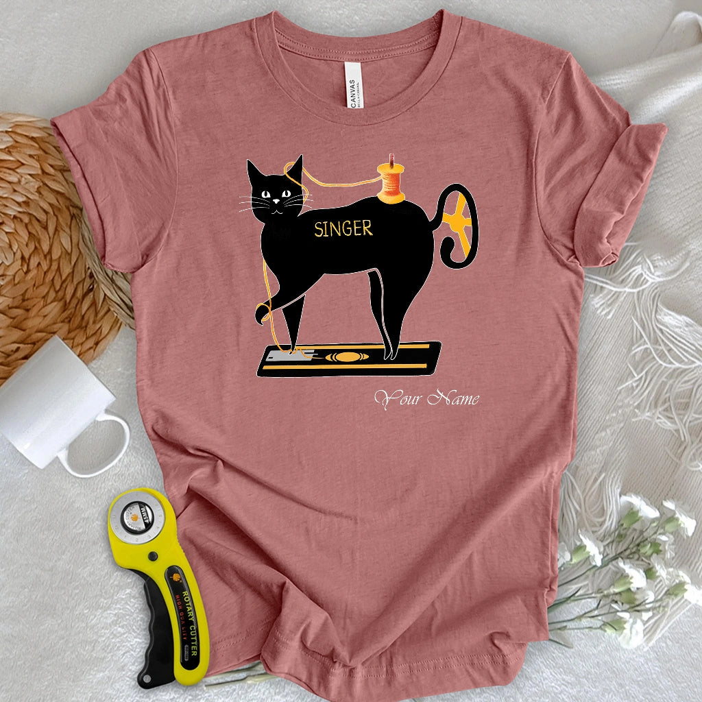 "Custom Name" Mewing Machine T-shirt