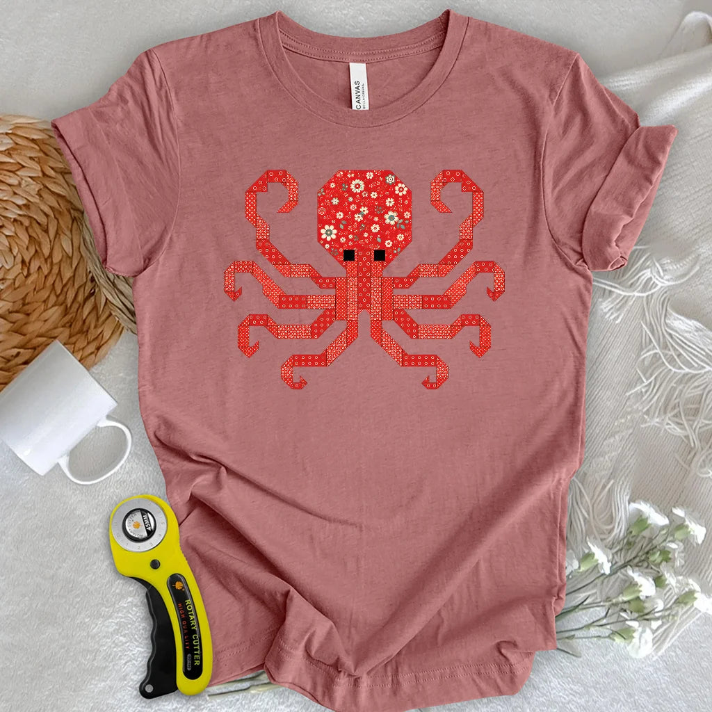 Patchwork Octopus T-Shirt