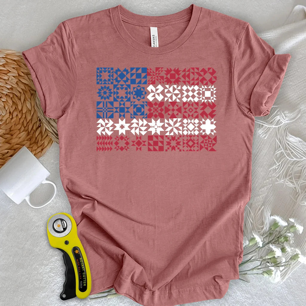 Patchwork Patriot T-shirt