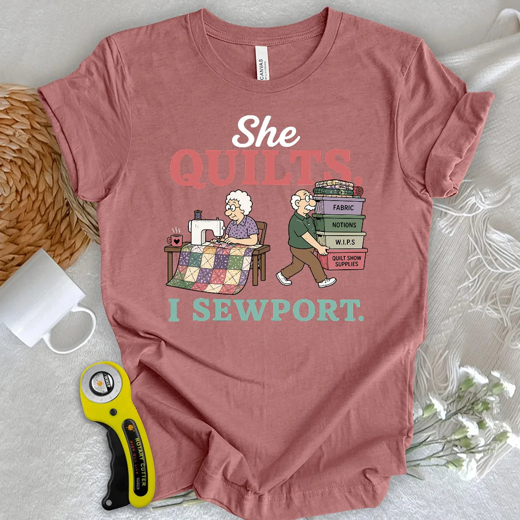 Proud Quilt Husband T-shirt