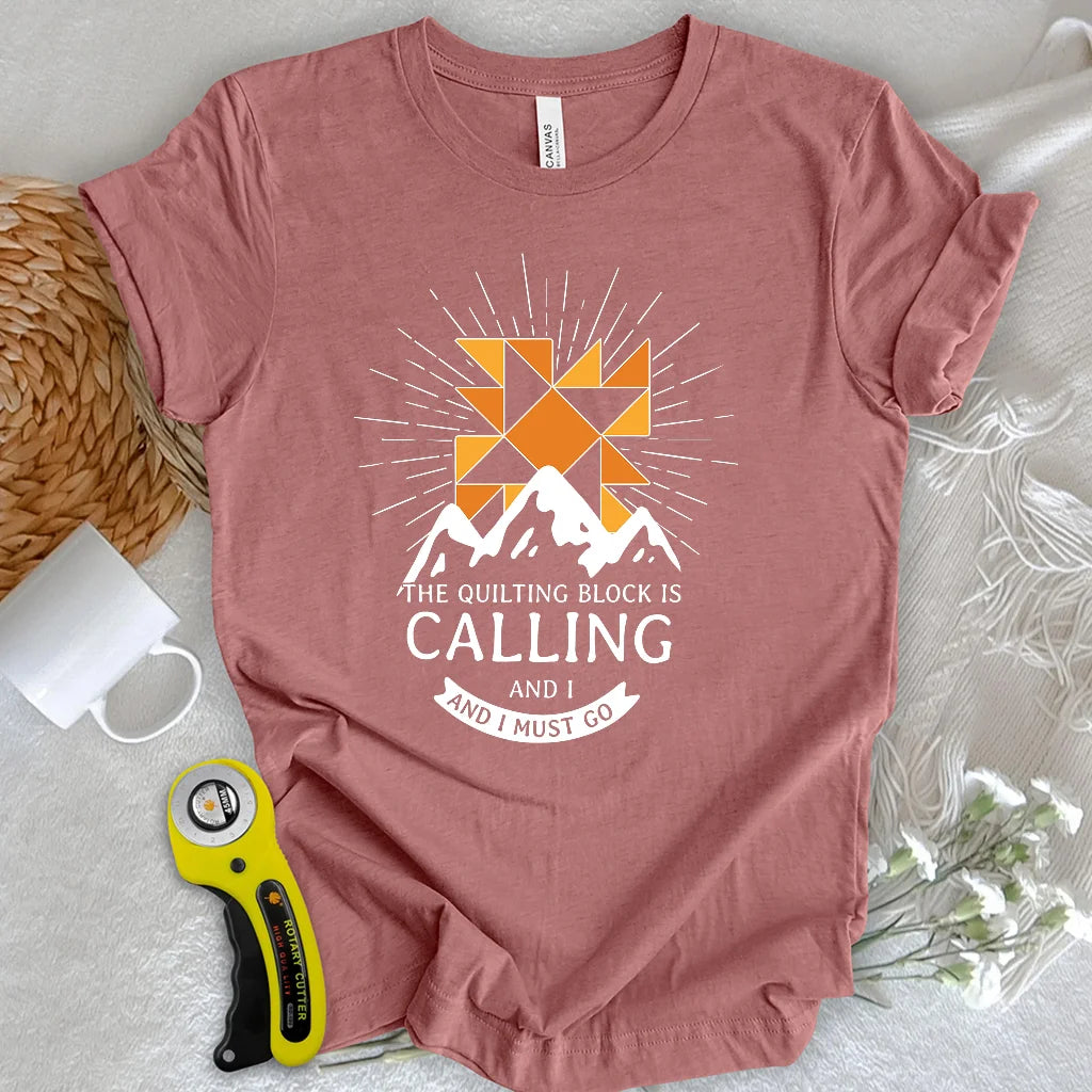 T-shirt Motif Bloc de Patchwork