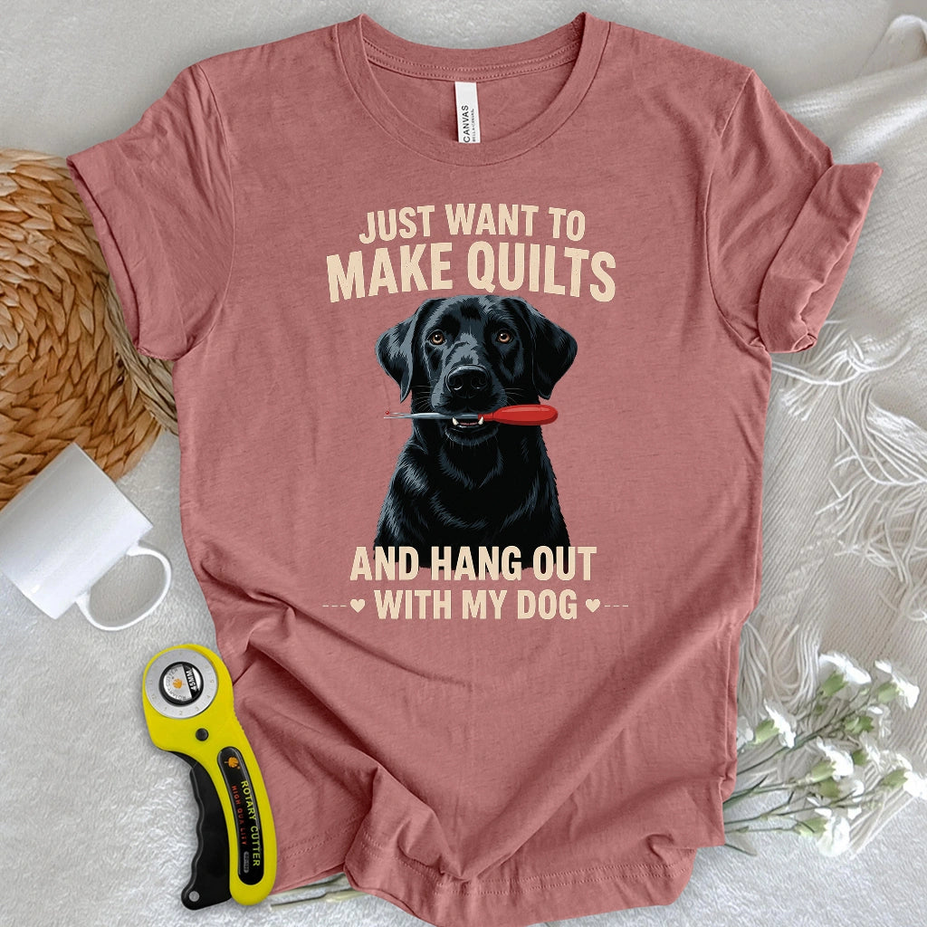 Quilt & Pup T-shirt