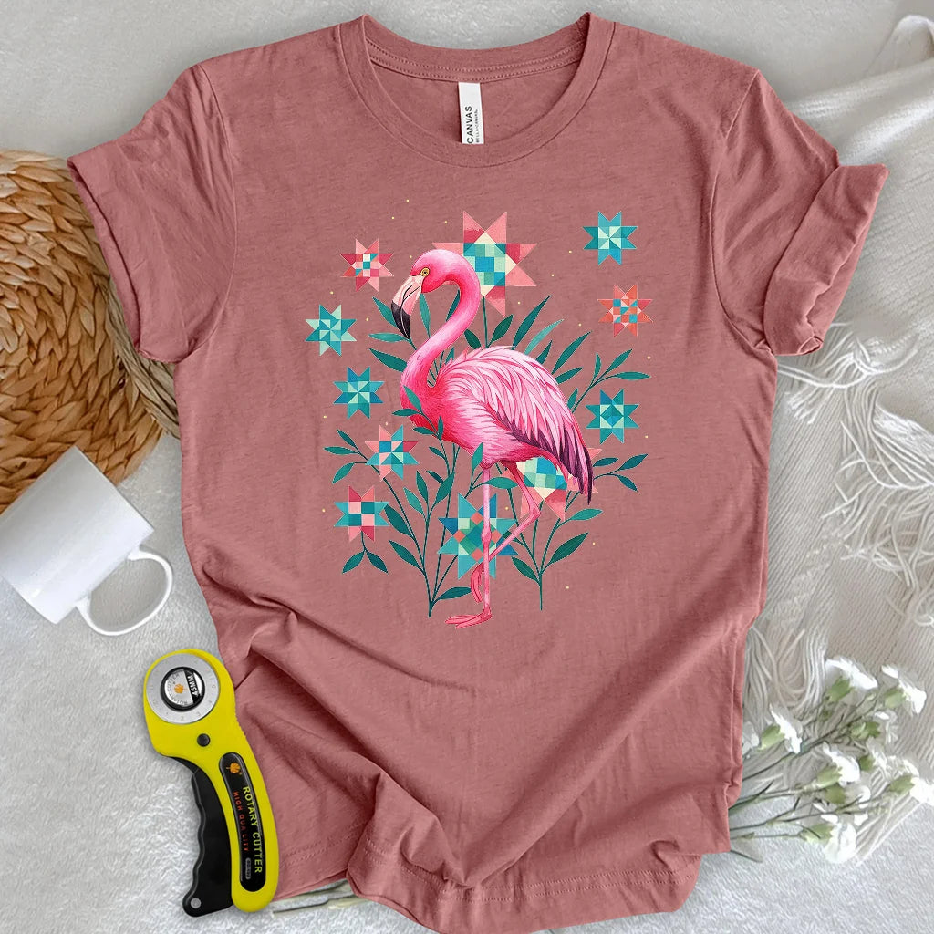 T-shirt matelassé Jardin