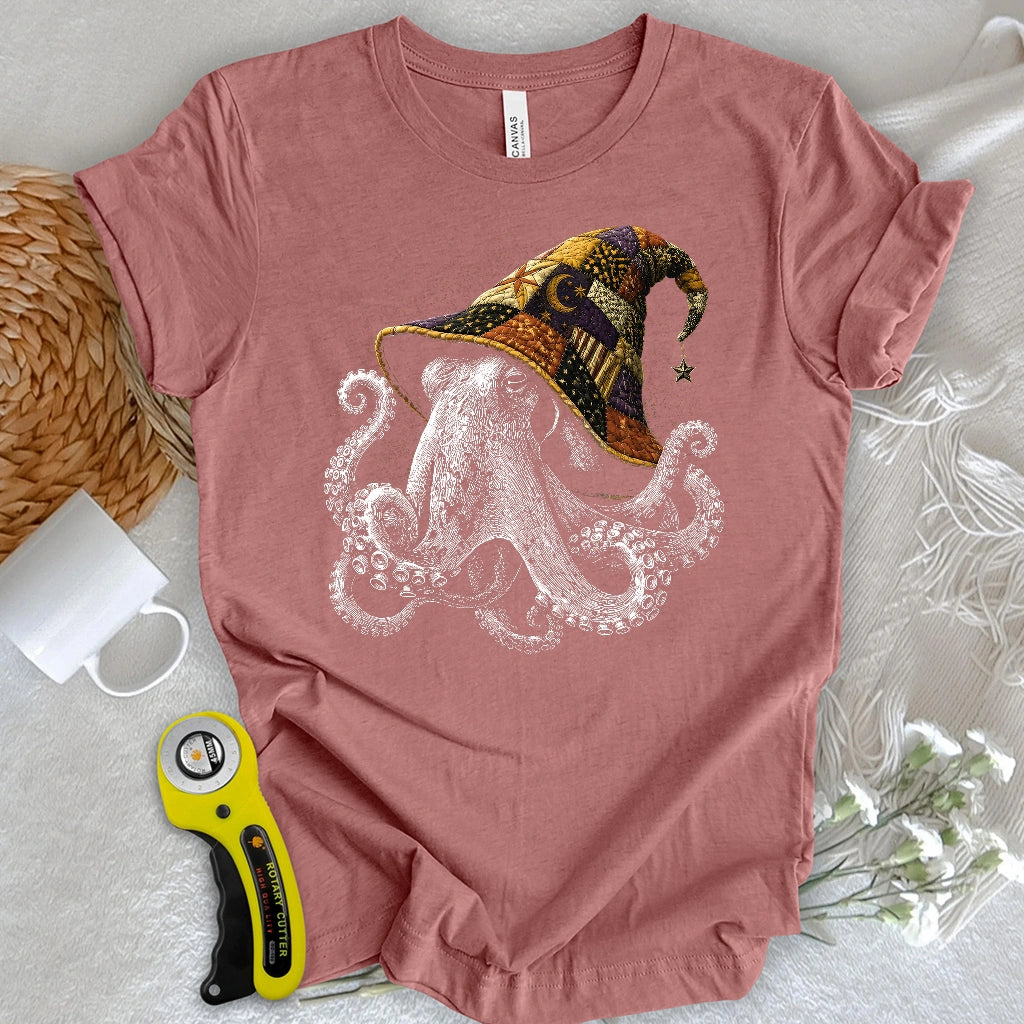 Quilted Witch Octopus T-shirt