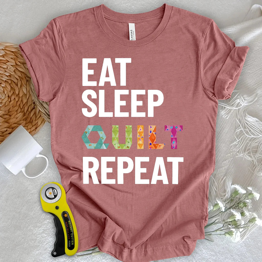 Tagesroutine einer Quilterin T-Shirt