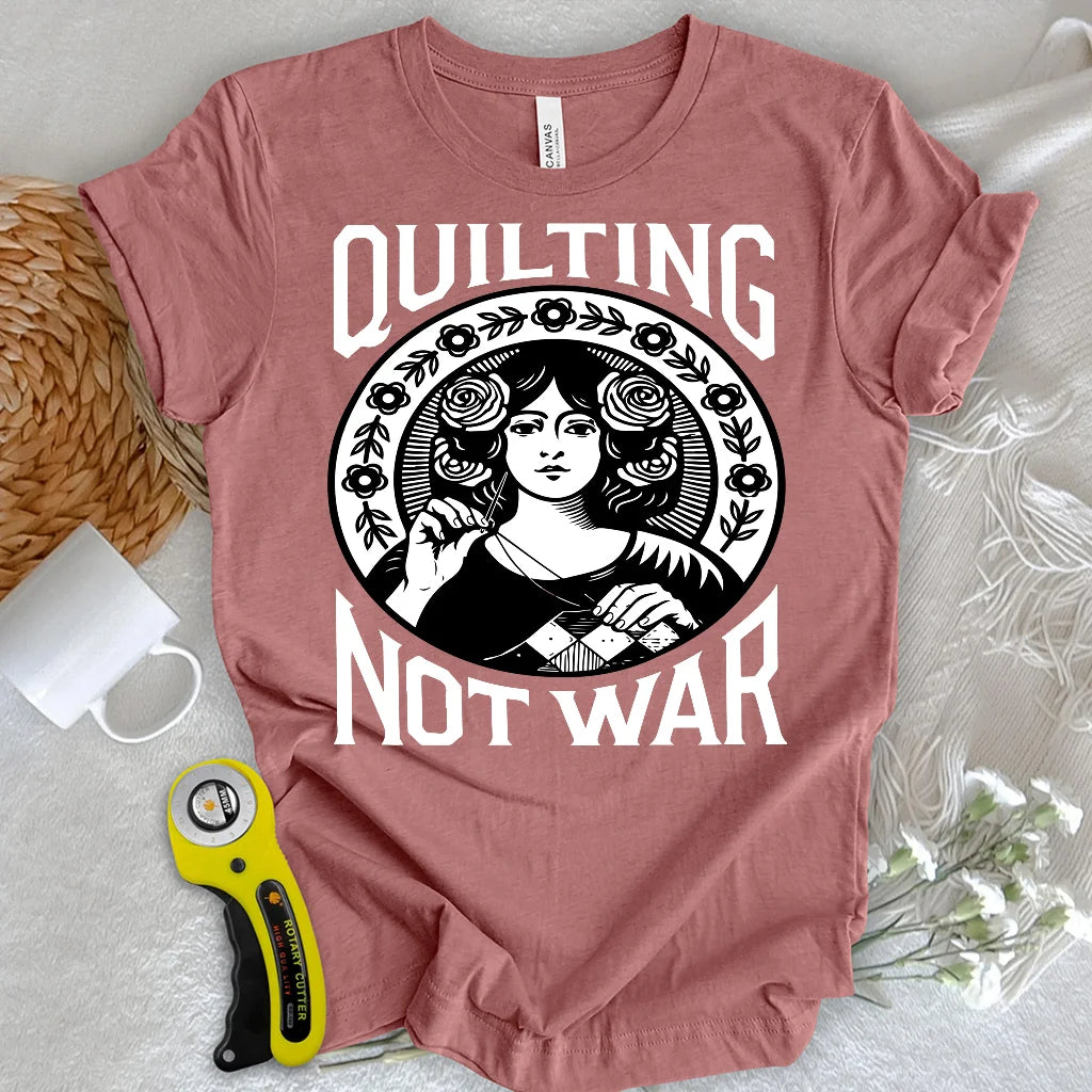 T-shirt Je couds, pas la guerre