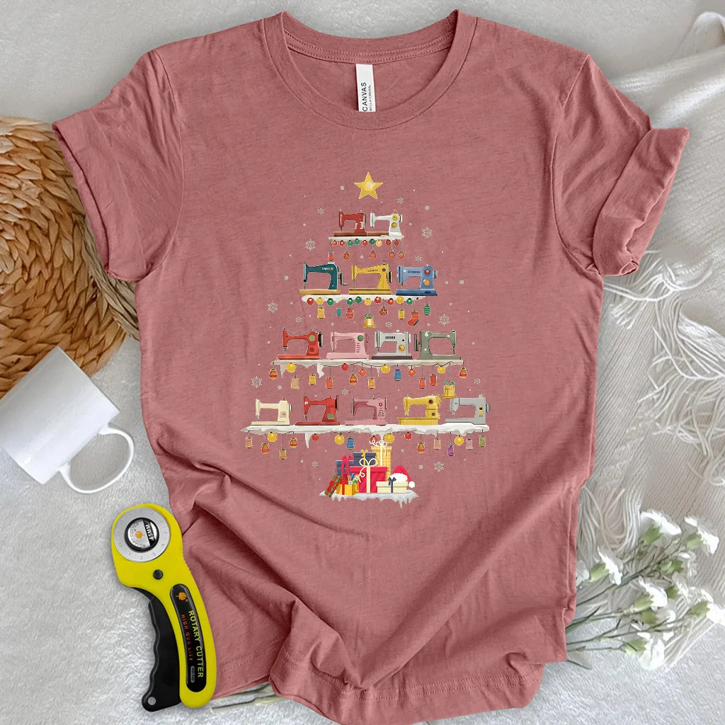 Sewing Machine Tree T-shirt