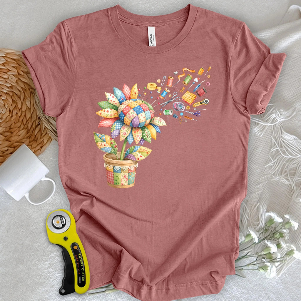 Sunflower Sewing Tools T-shirt