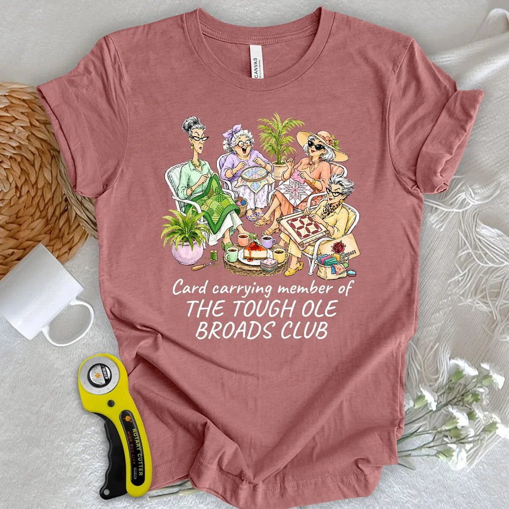 Woman Sewing Company T-shirt