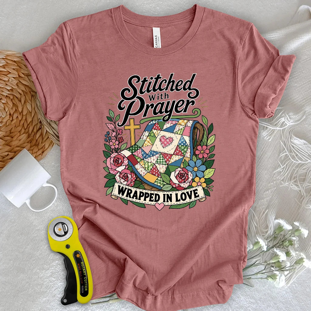 Wrapped In Love Quilt T-Shirt