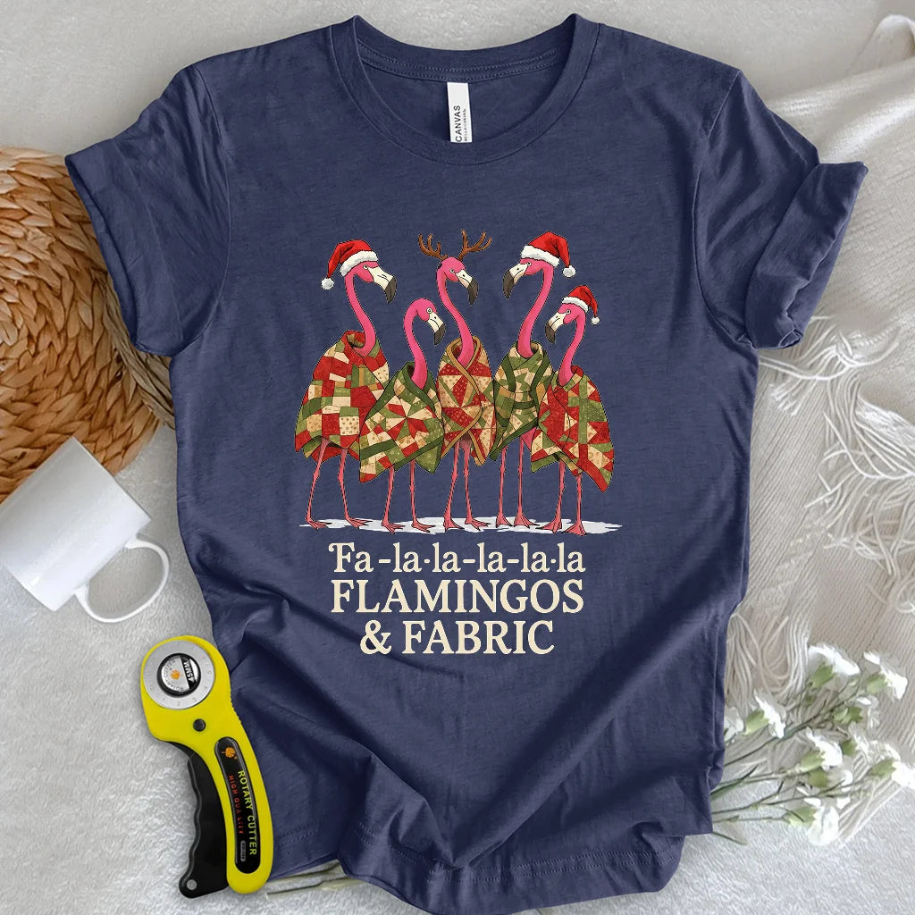 Fa-la-la-la-la Flamingo T-shirt