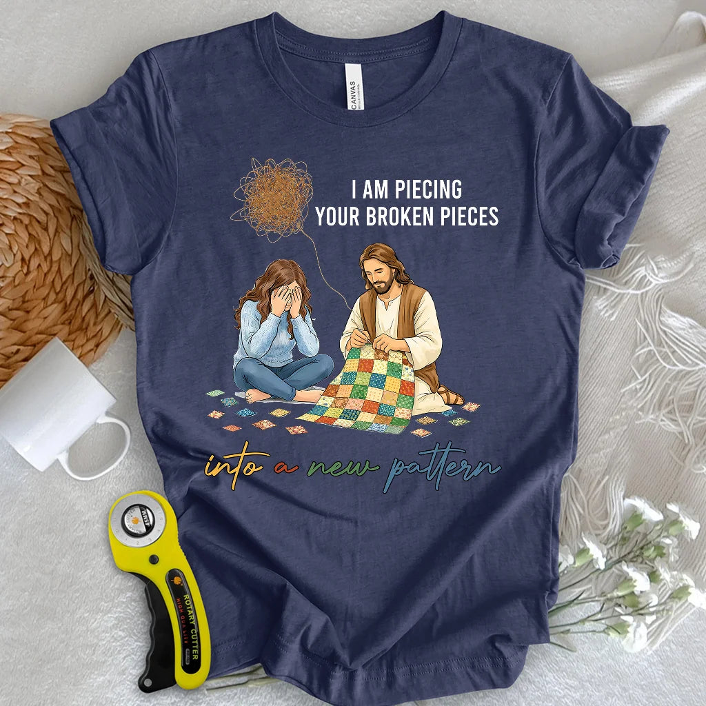 God Piecing Broken Pieces T-shirt