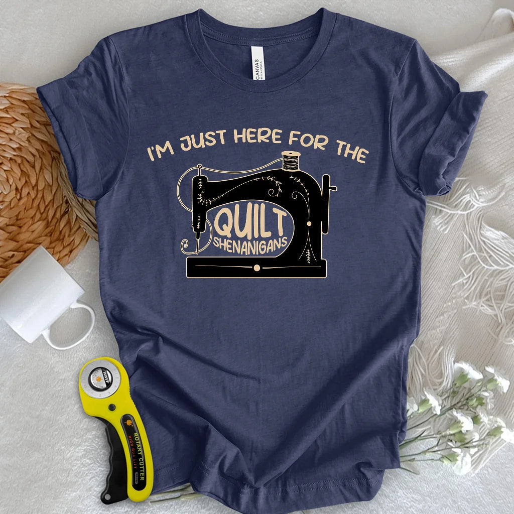 T-shirt "Quilting et BĂȘtises"