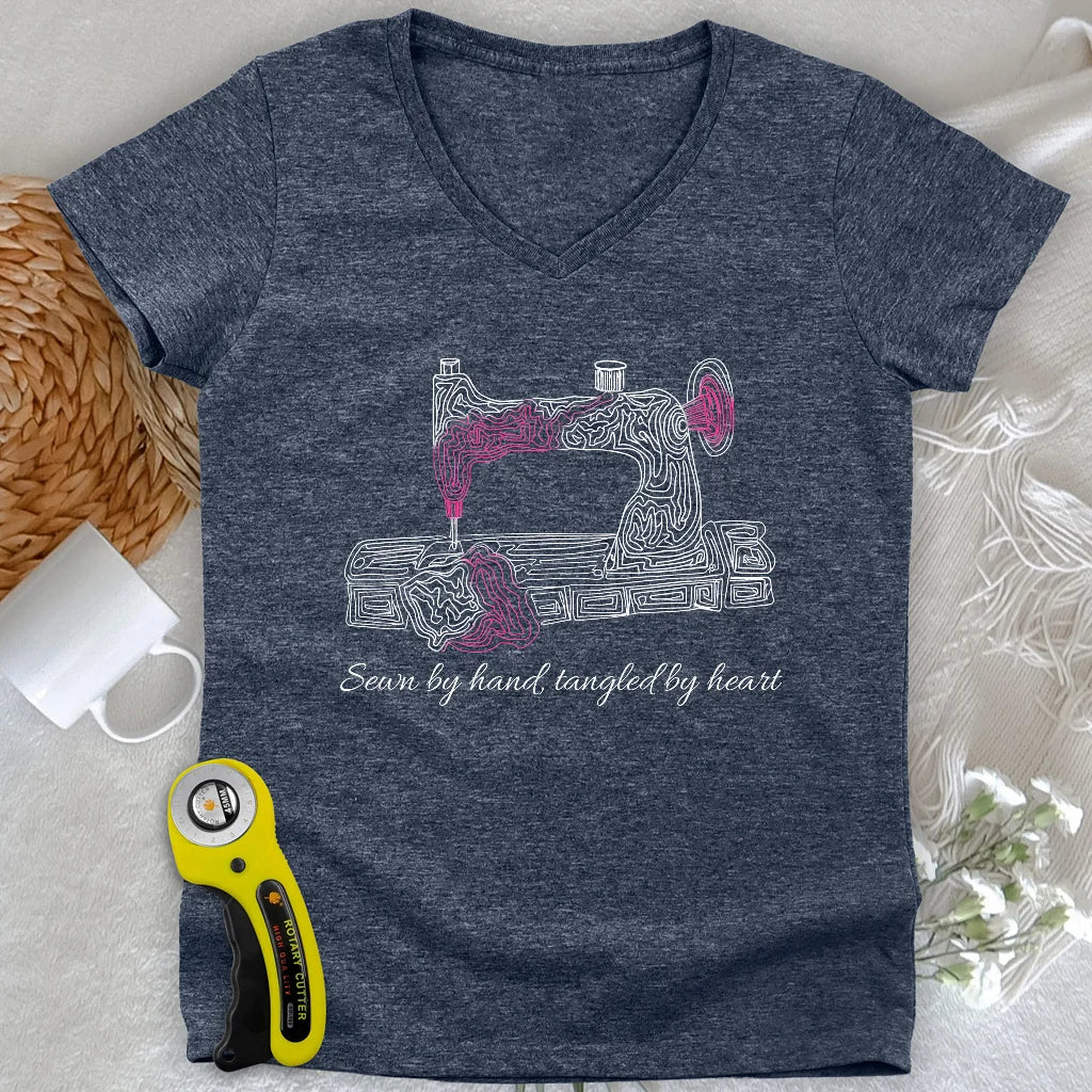 The Heart’s Tangle Lady V-neck