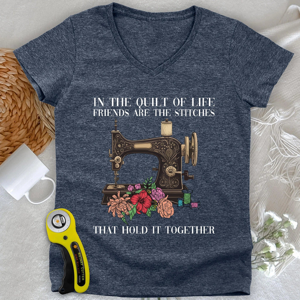 The Quilt Of Life V-neck