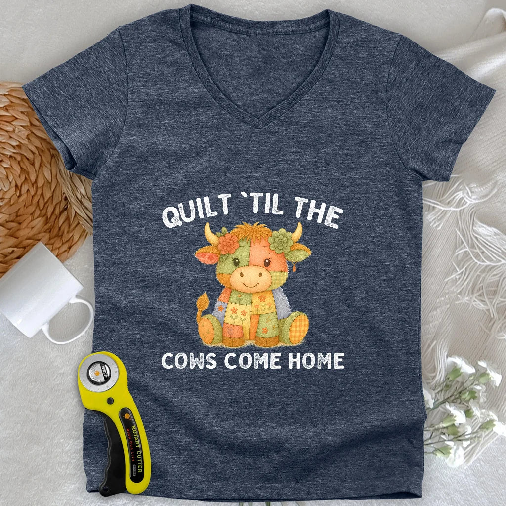 Til The Cows Come Home Lady V-neck
