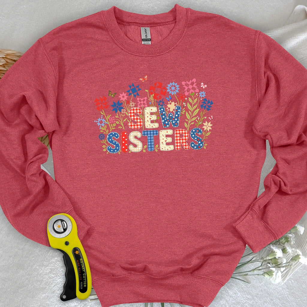 Appliqué Sew Sisters Sweatshirt