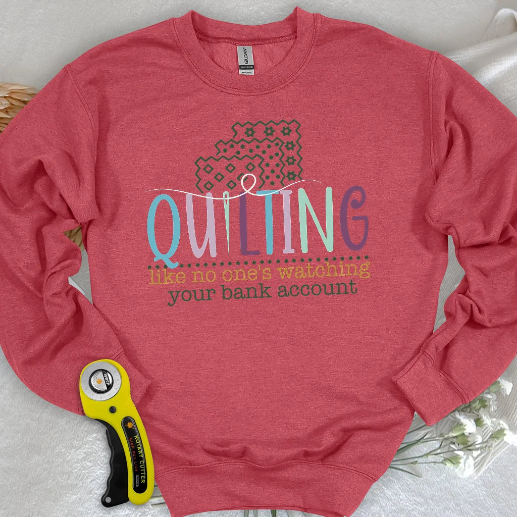 Compte bancaire ? J'ai acheté un sweat-shirt en tissu.
