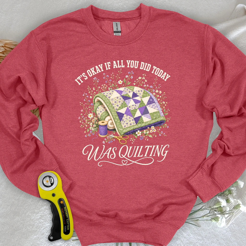 Quilt All Day Sweatshirt