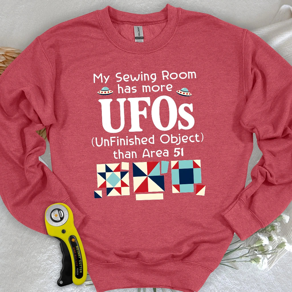 Sewing UFOs Sweatshirt