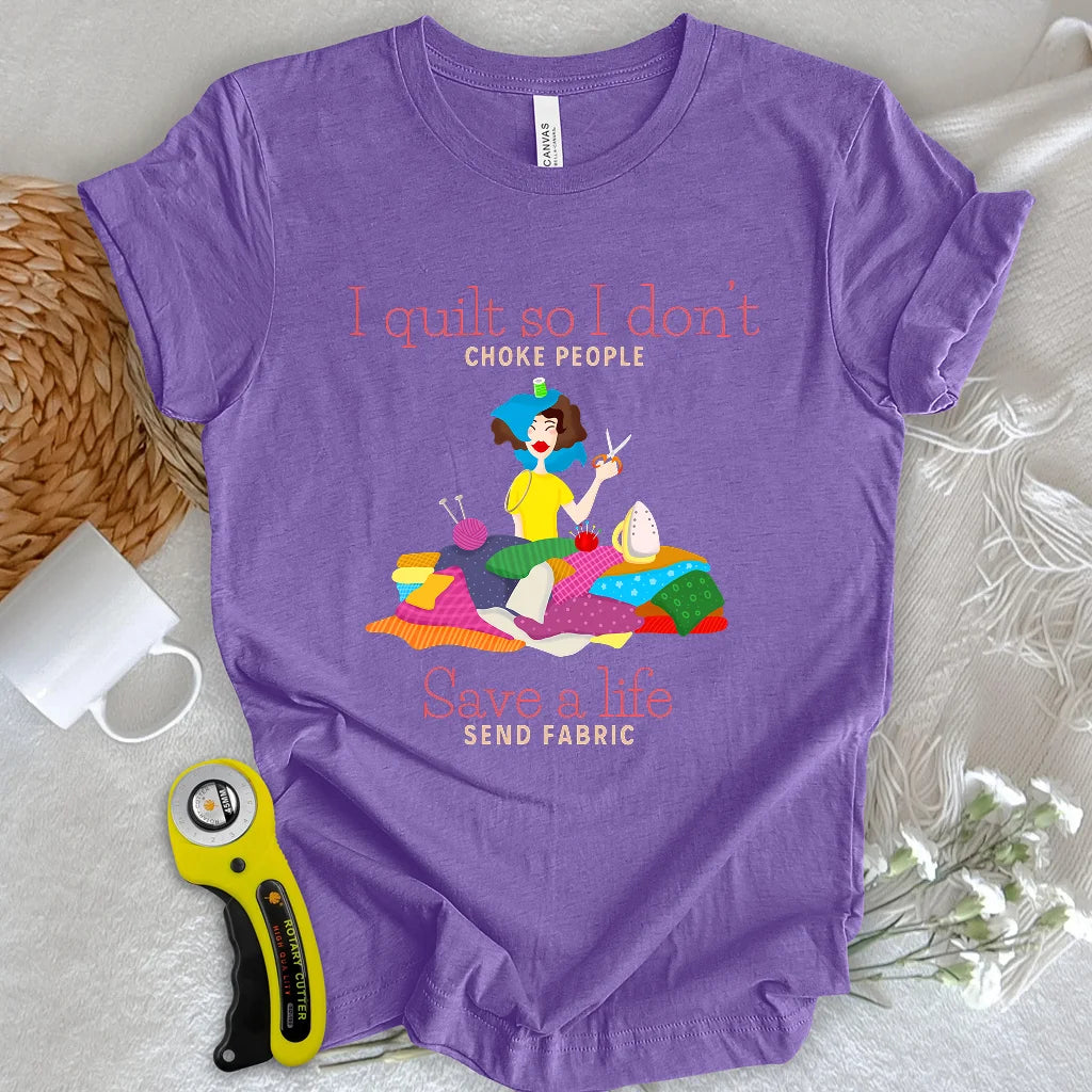 T-shirt « Le tissu sauve des vies »