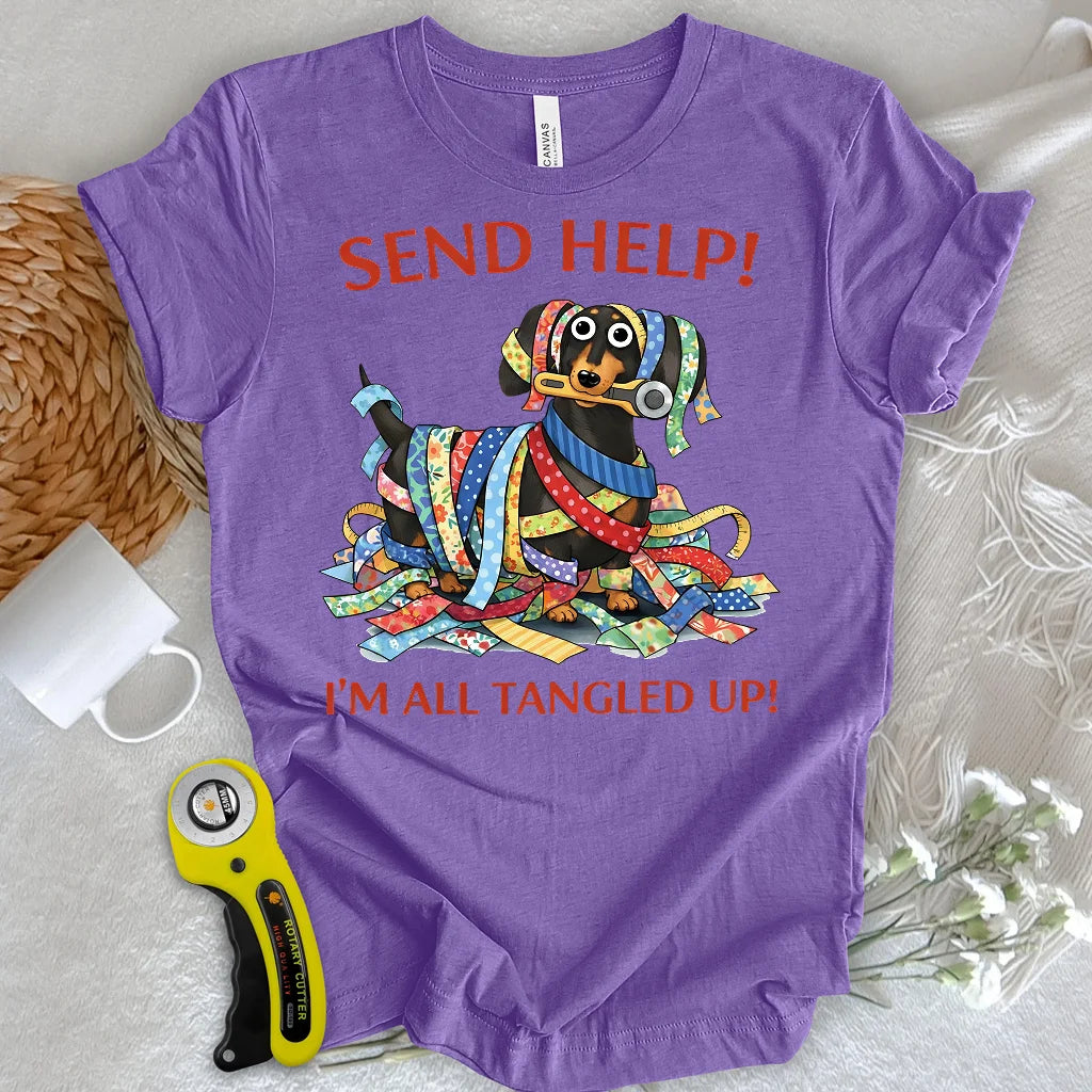 Fabric Strip Mess T-shirt