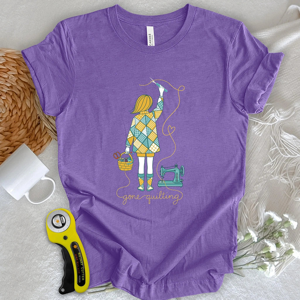 Gone quilting T-shirt
