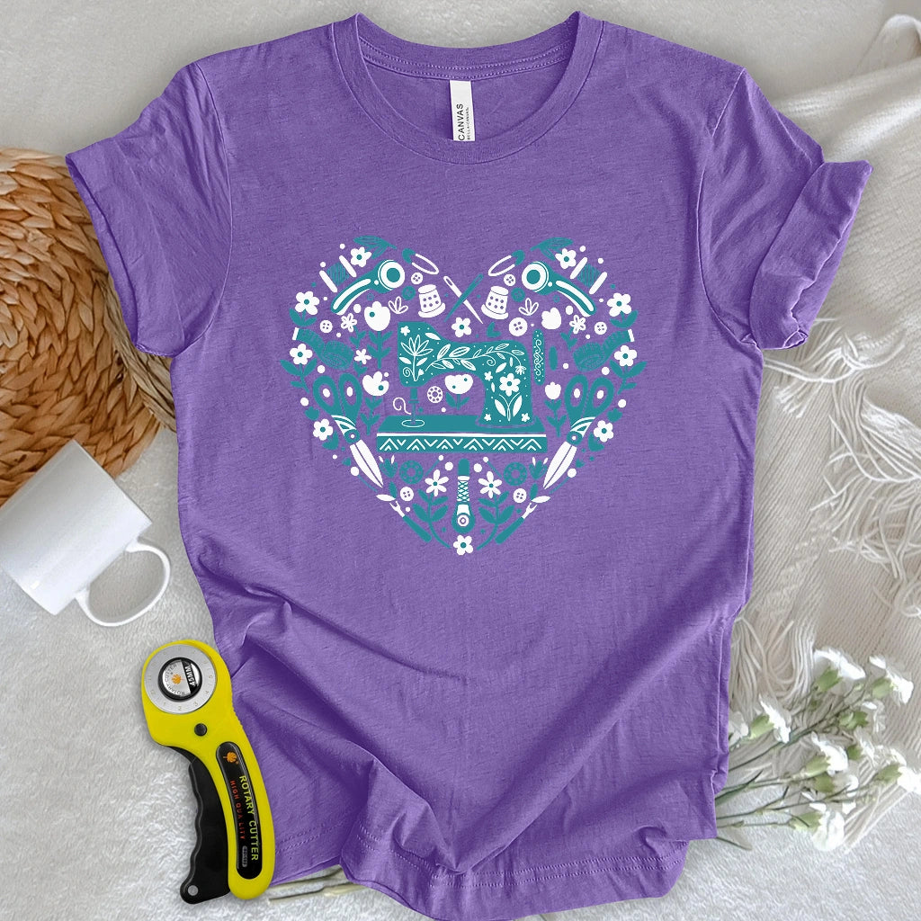 T-shirt couture d'art populaire