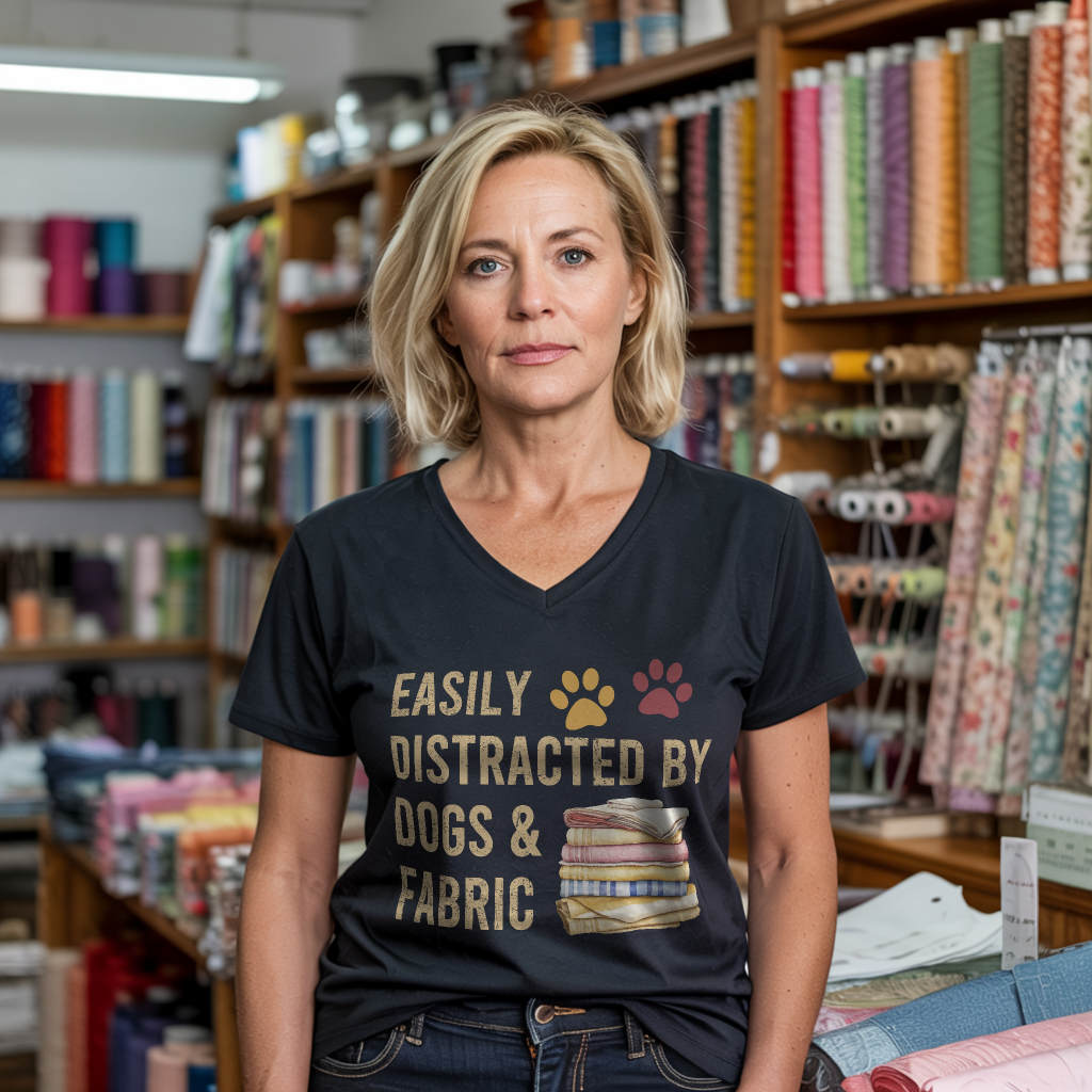 Paws & Patterns Lady V-neck