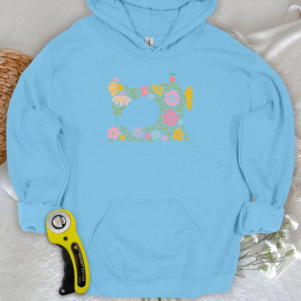 Abtract Flower Machine Hoodie