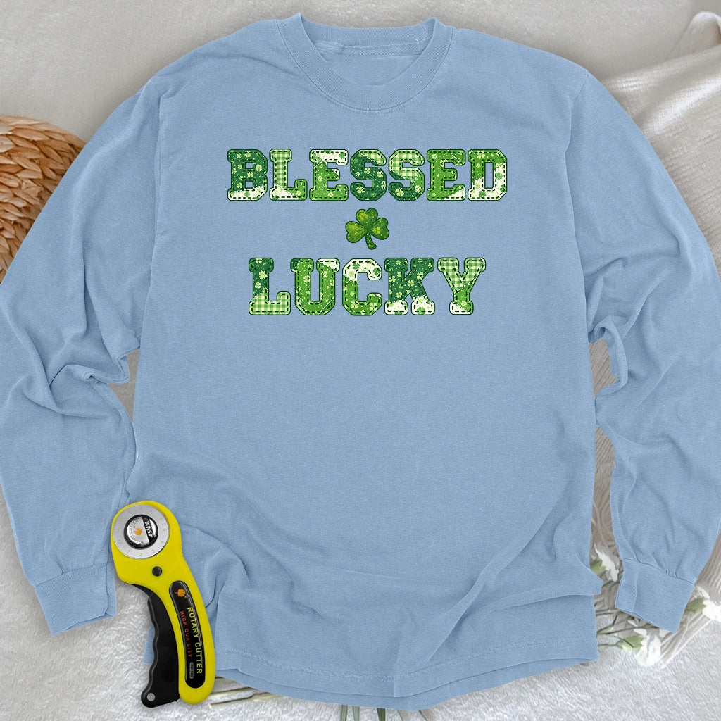T-shirt manches longues Blessed Lucky