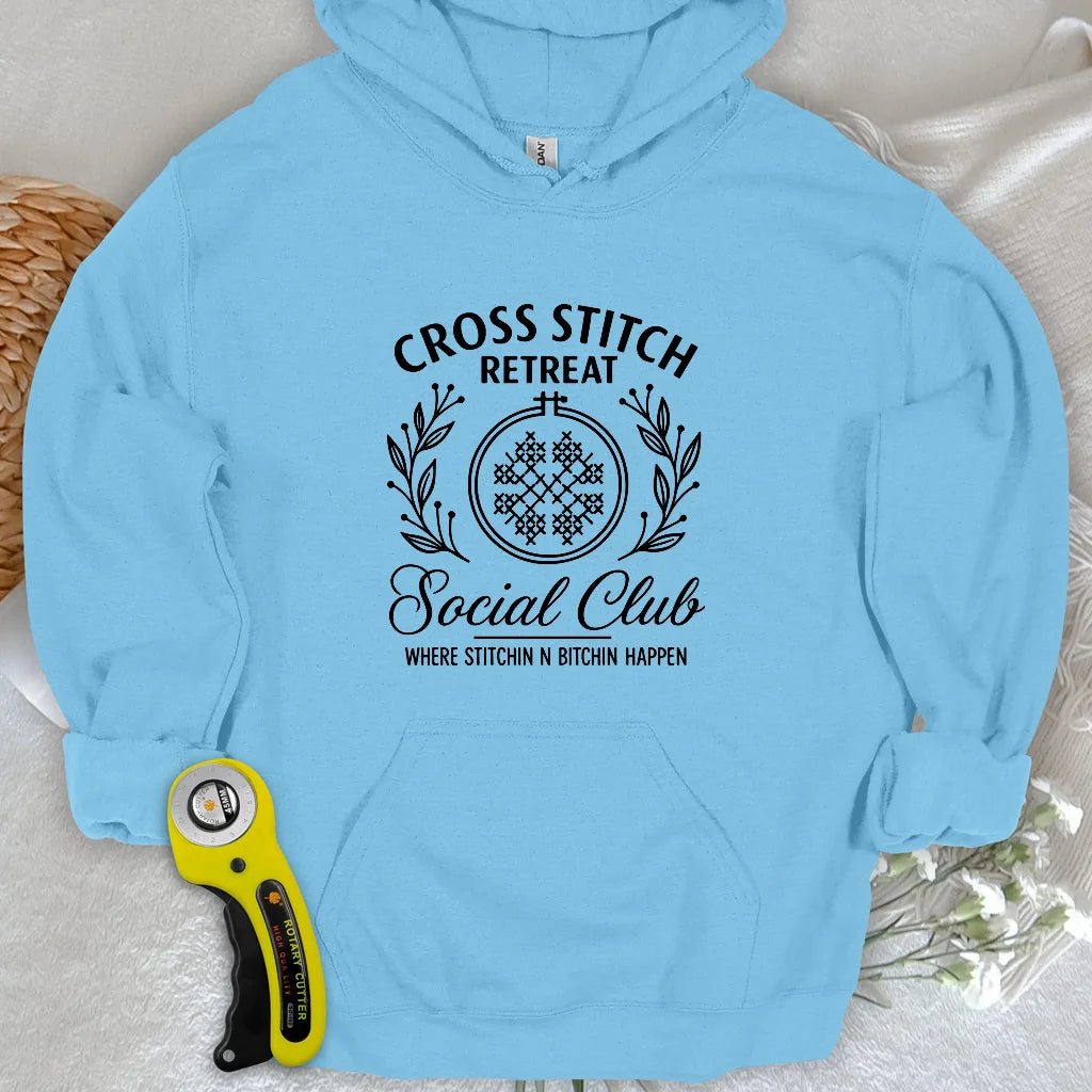 Stickerei-Retreat-Hoodie