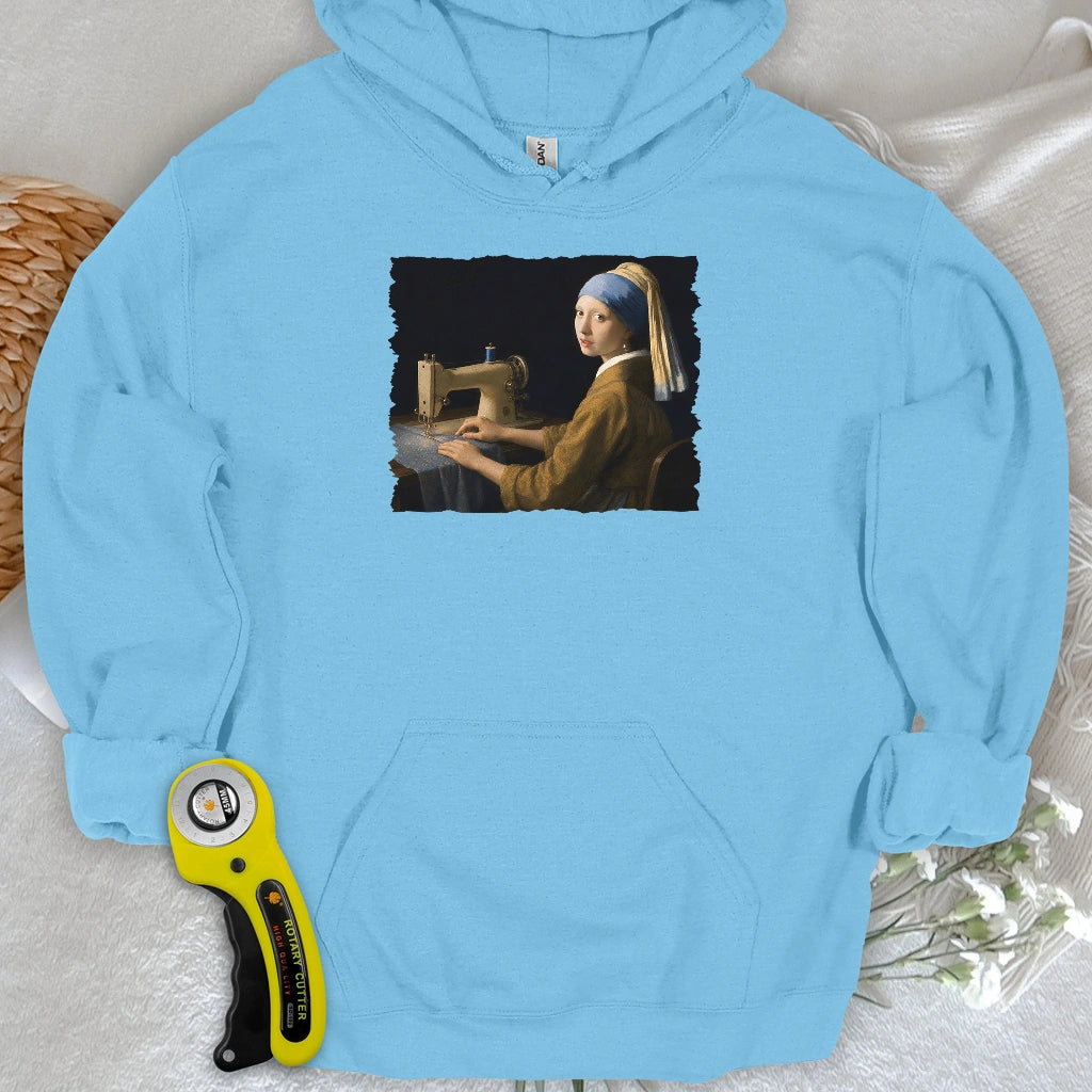 Girl With A Sewing Machine Hoodie