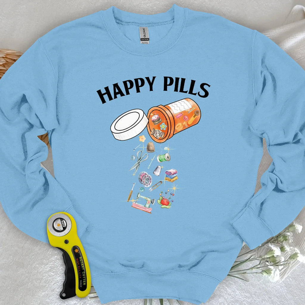 Sweat-shirt Happy pills