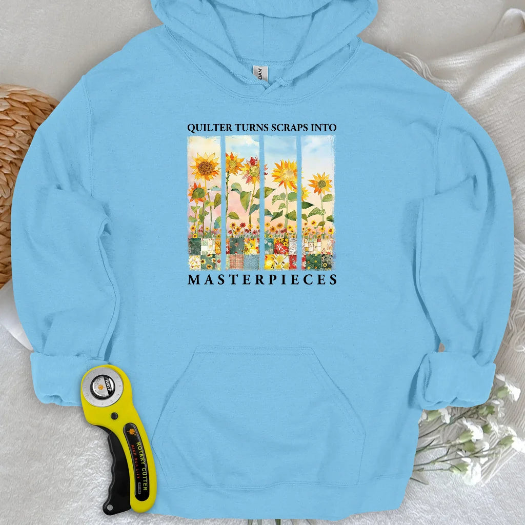 Sweat à capuche chef-d'œuvre matelassé