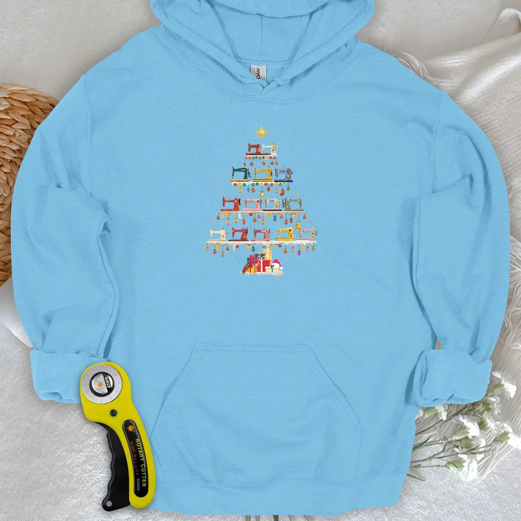 Sewing Machine Tree Hoodie