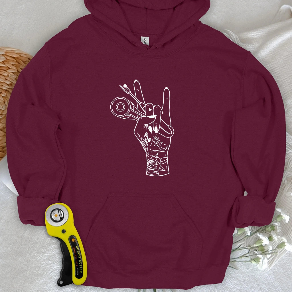 Sewing Rock Hoodie