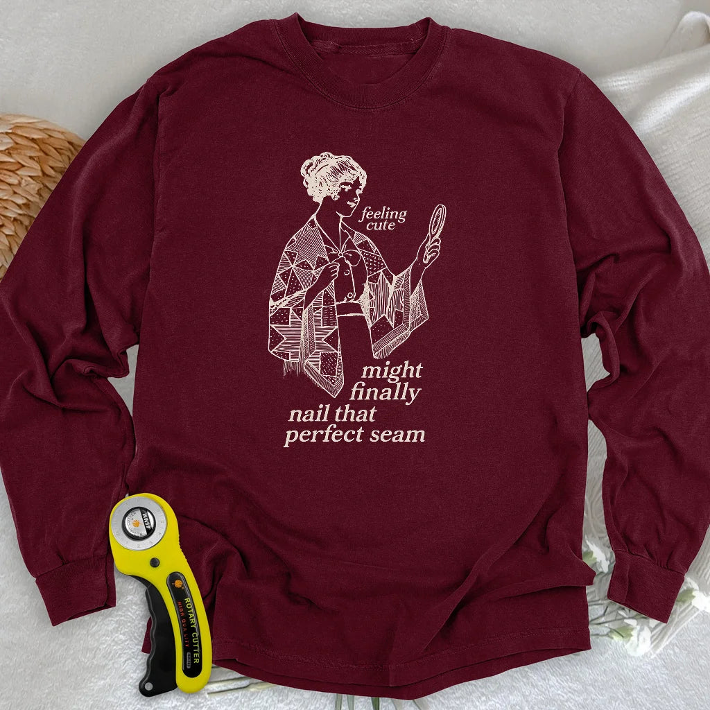 Langarmshirt „Der Spiegel der Näherin“