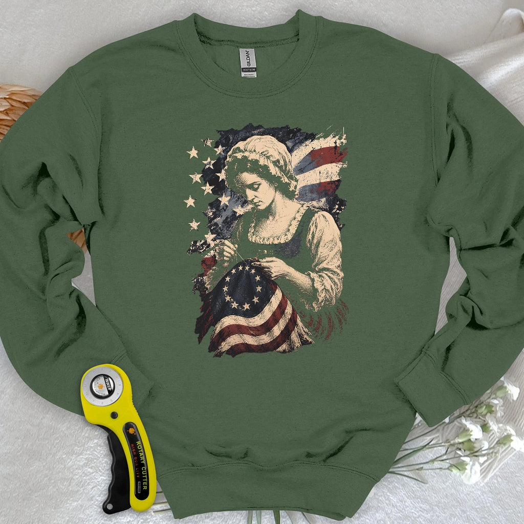 Betsy Ross Flag Sweatshirt